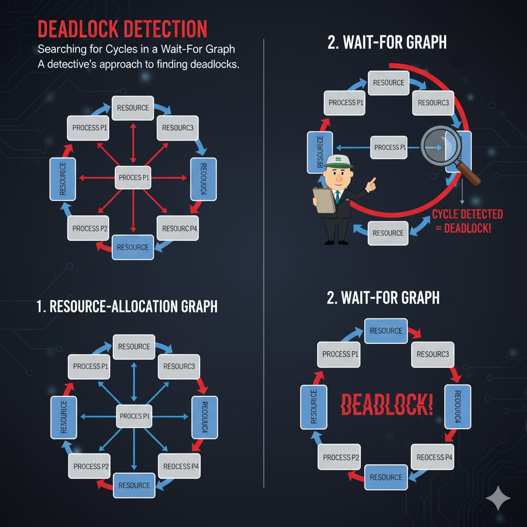 Visualization of a Wait-For Graph